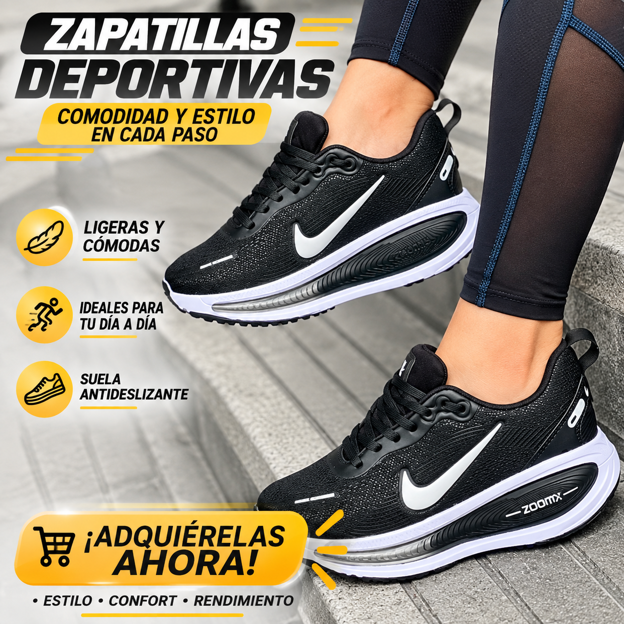 🔥 Nike Zoom Vomero Plus | Máxima Comodidad y Estilo 🚀
